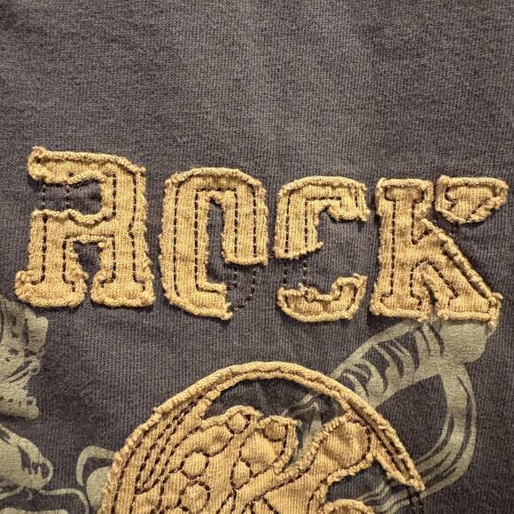 Hard Rock Cafe Shirt Mens XL Gray Costa Maya Embroidered Guitar Crown Tee Y2K - Picture 4 of 14